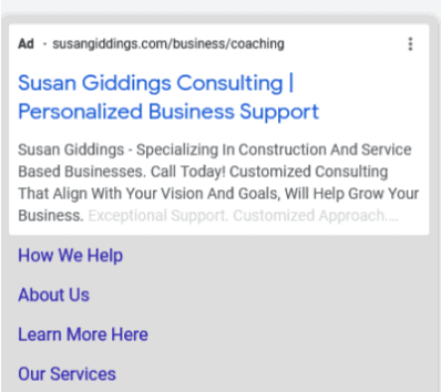 google search ads screenshot